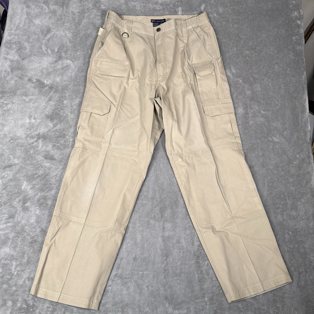 511 Tactical Pants Mens 34x32 Beige Cargo Taclite Pro Ripstop Straight Work Wear